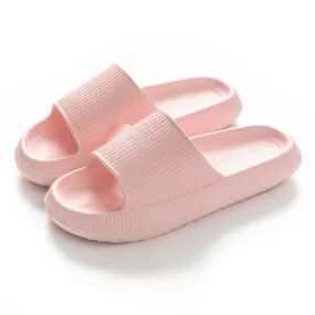 Heel Support Cushion Slides - Pink