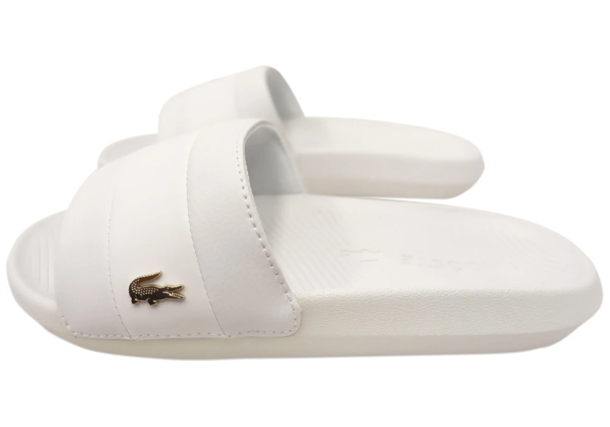 Lacoste Womens Comfortable Croco Slide 120 3 US Slides Sandals