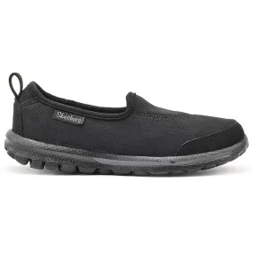 Skechers Go Walk Black Nylon Sports Shoes For Kids